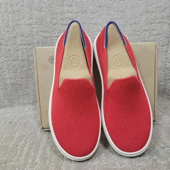 Rothys The Kids Sneaker Red Lollipop Slip On Shoes Little Kids Size 12, 13